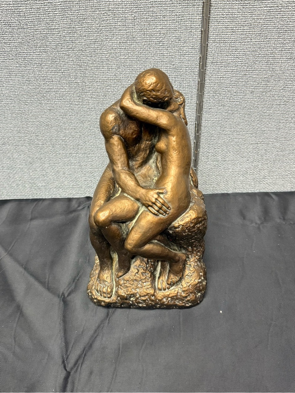 Bronze-Tone Embrace Sculpture - Home Art Accent